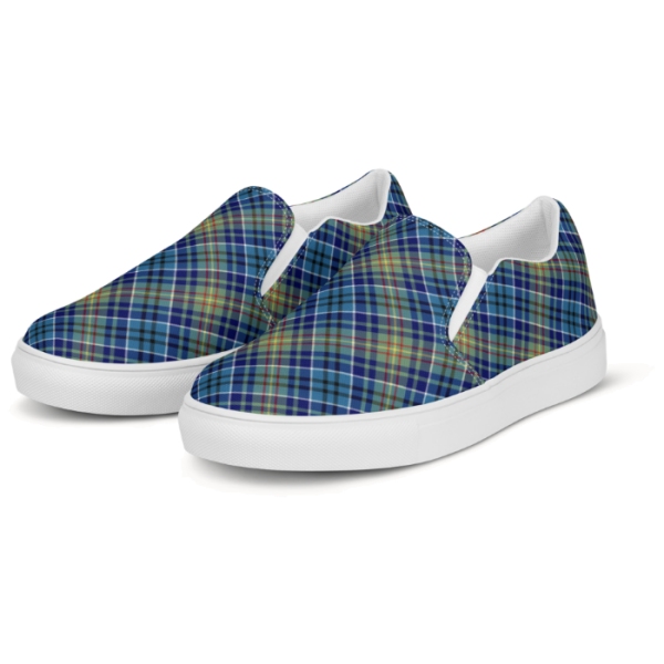 O'Sullivan tartan men's slip-on shoes