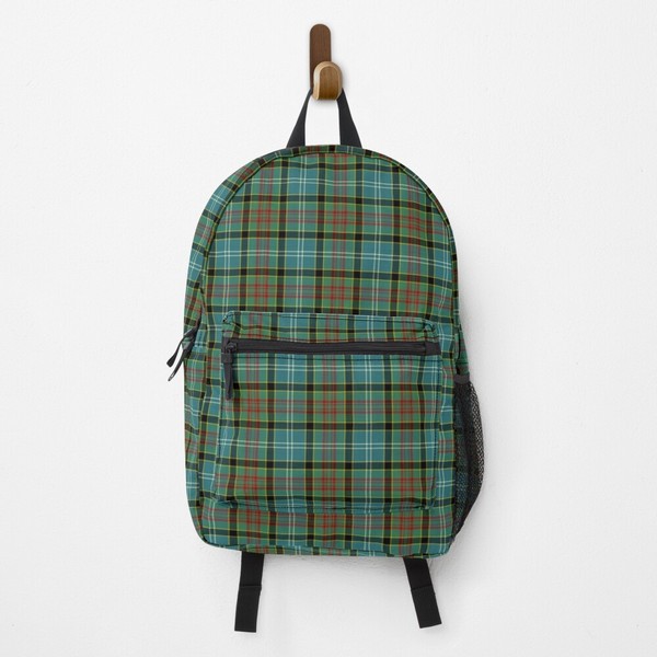 Paisley tartan backpack