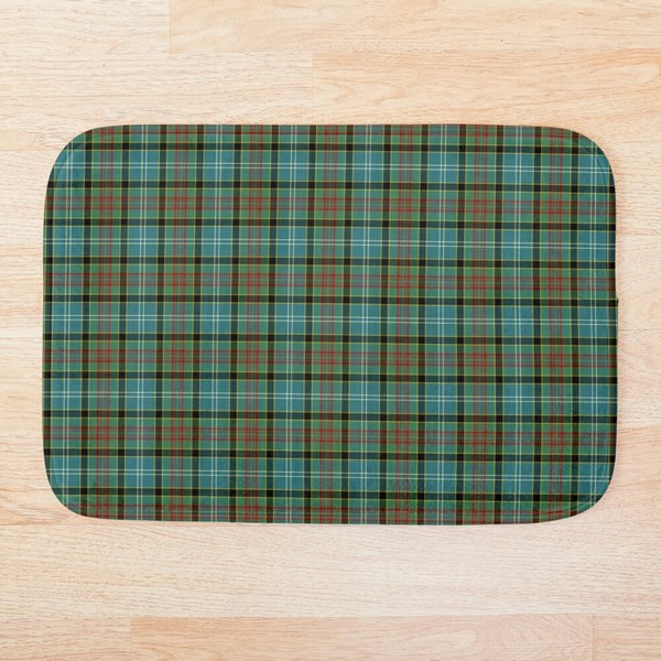 Paisley tartan floor mat