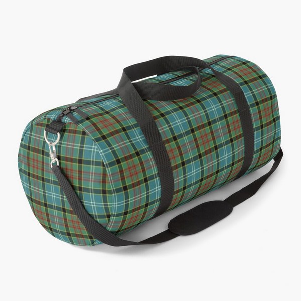 Paisley tartan duffle bag