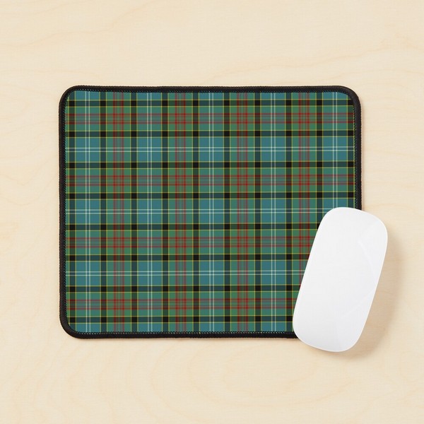 Paisley tartan mouse pad