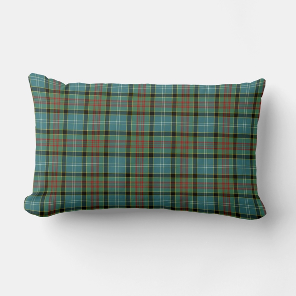 Paisley tartan lumbar cushion