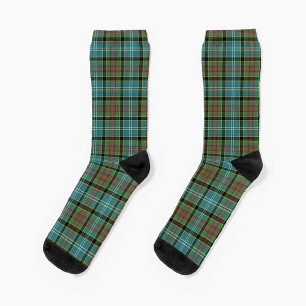 Paisley tartan socks