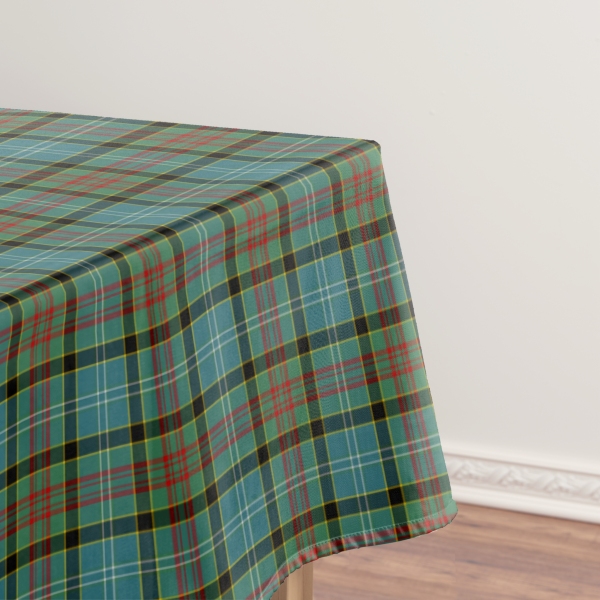 Paisley tartan tablecloth