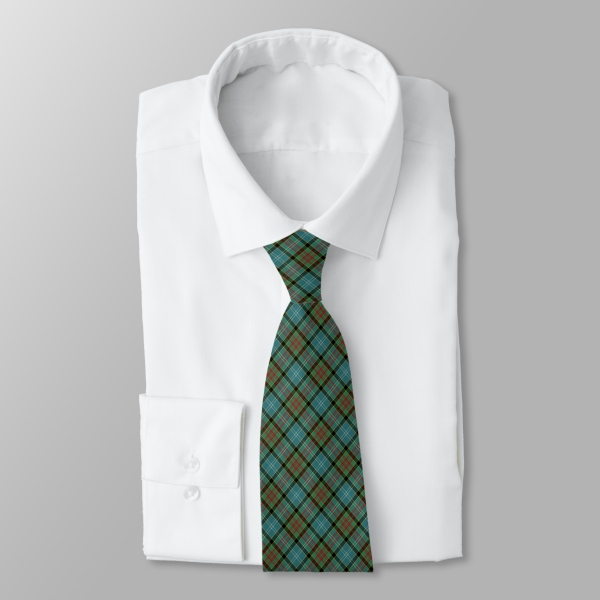 Paisley tartan necktie