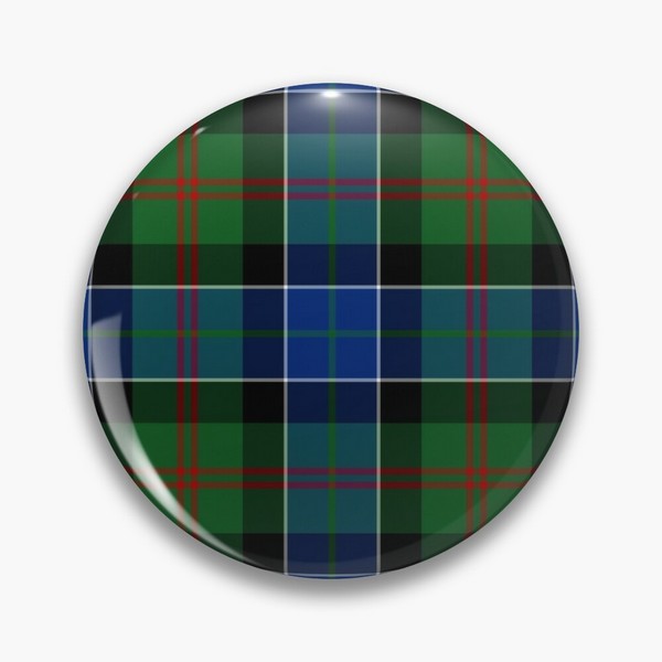 Clan Paterson tartan pinback button