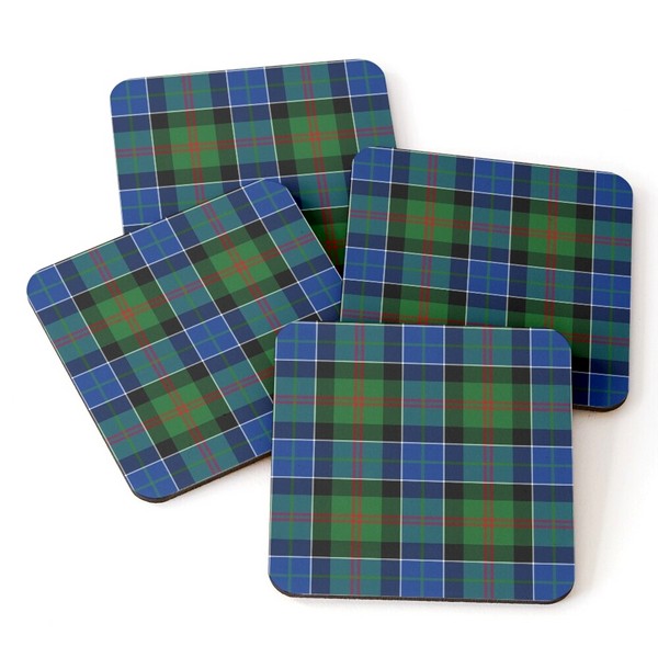 Clan Paterson Tartan Coasters