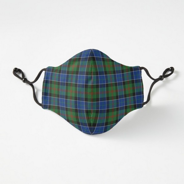 Clan Paterson tartan fitted face mask