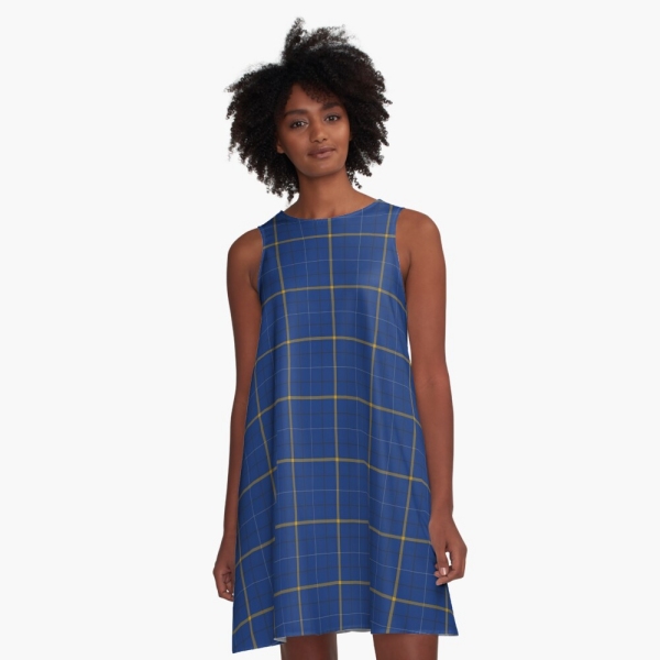 Pearson tartan a-line dress