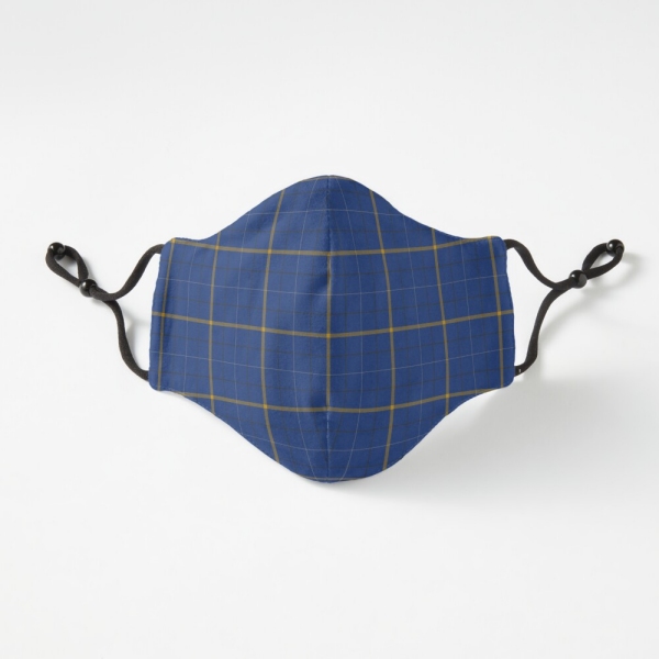 Pearson tartan fitted face mask