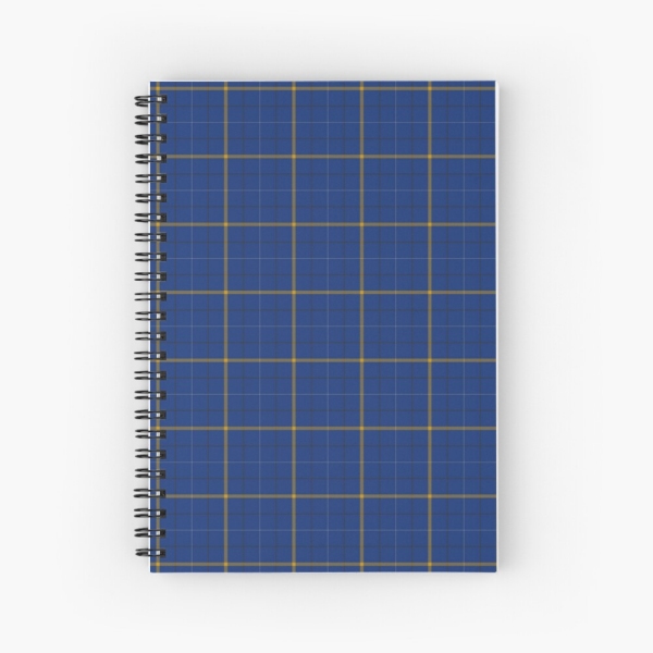 Pearson tartan spiral notebook