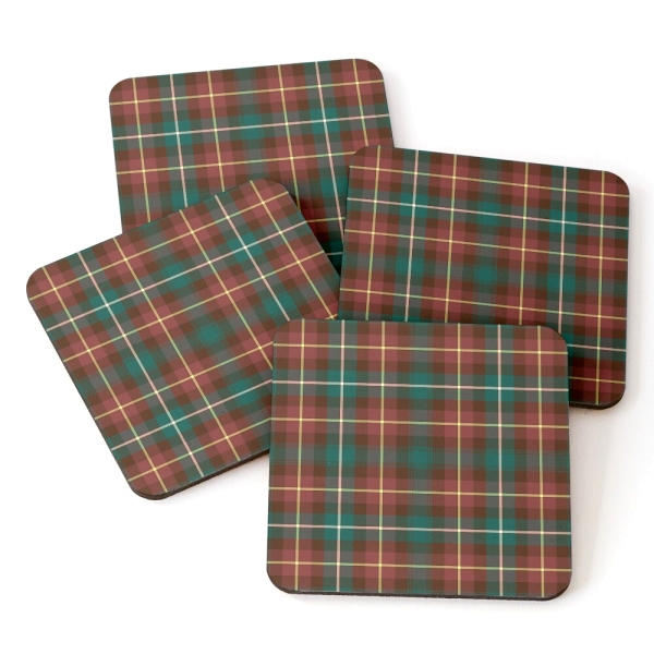 Prince Edward Island Tartan Coasters