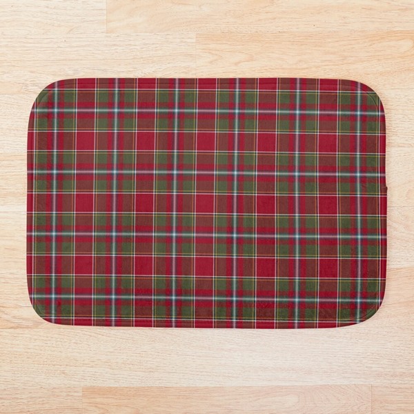 Perthshire Weathered tartan floor mat
