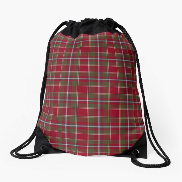 Perthshire Weathered tartan drawstring bag