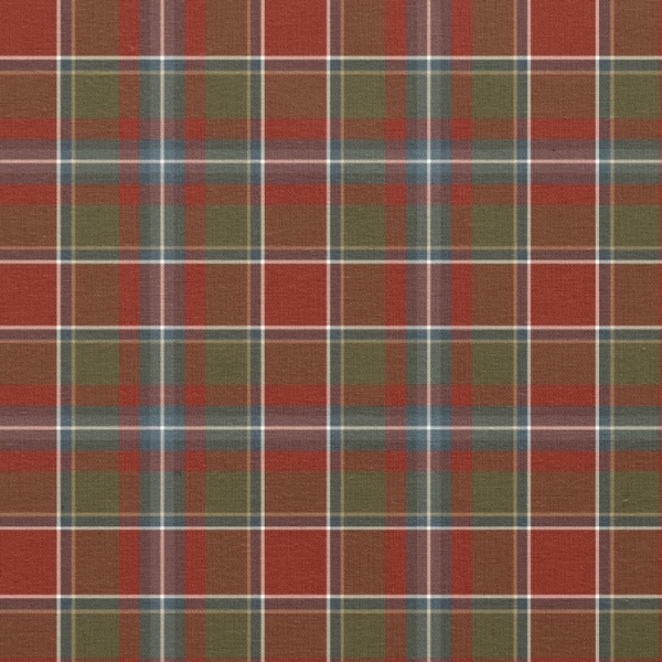 Perthshire Weathered tartan fabric