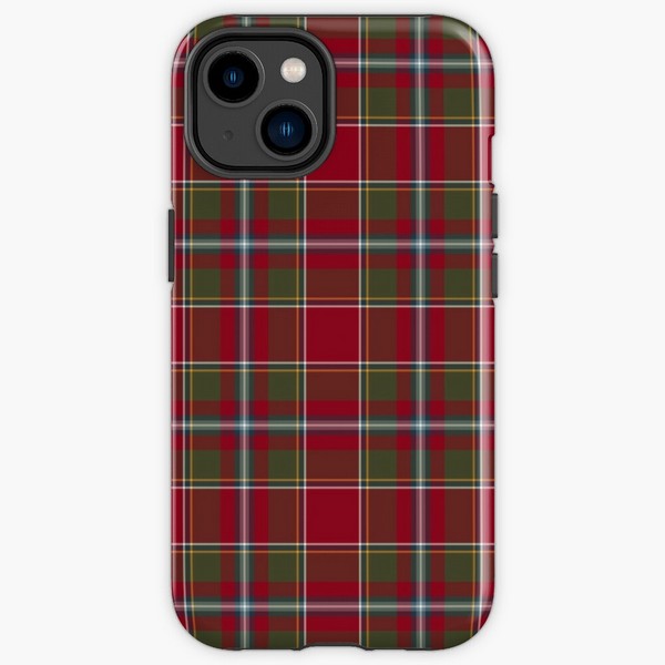 Perthshire Weathered tartan iPhone case