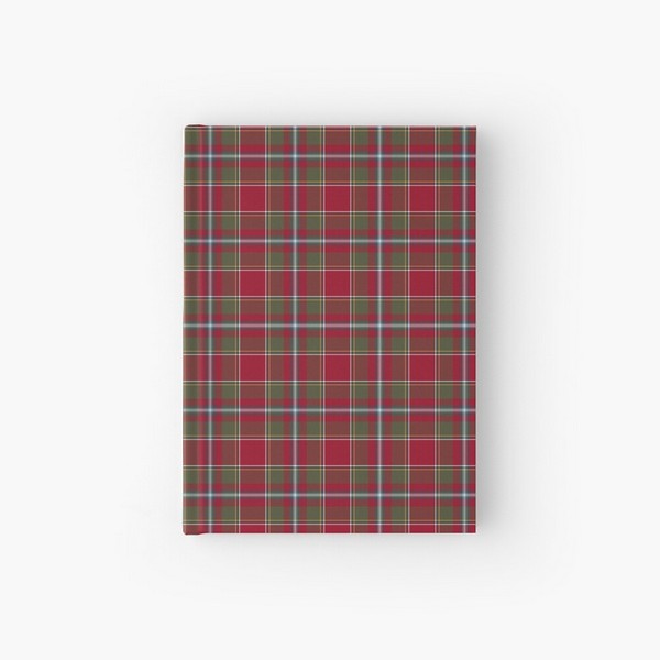 Perthshire Weathered tartan hardcover journal