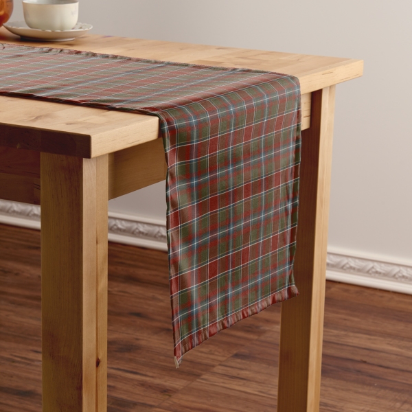 Perthshire Weathered tartan table runner