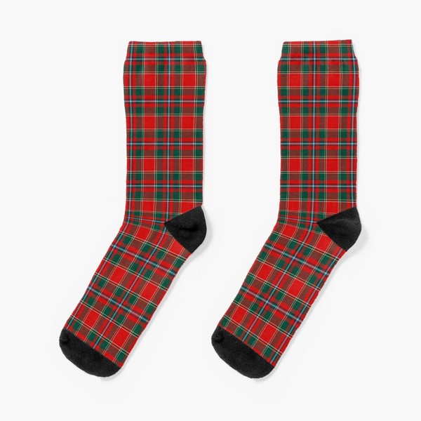 Perthshire District tartan socks