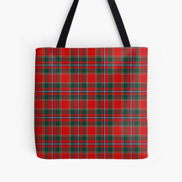 Perthshire District tartan tote bag