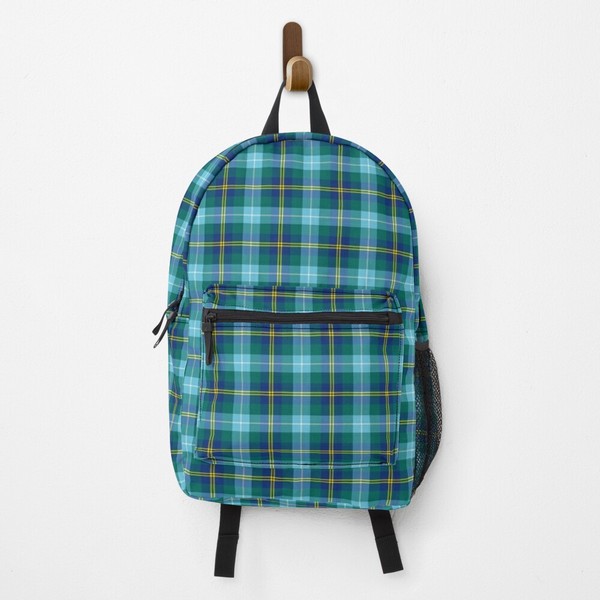Porteous tartan backpack