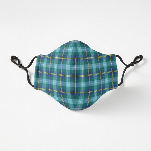 Porteous tartan fitted face mask