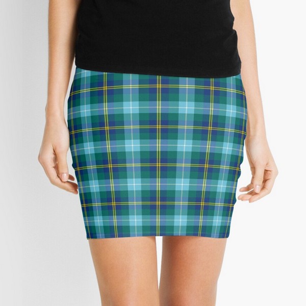 Porteous tartan mini skirt