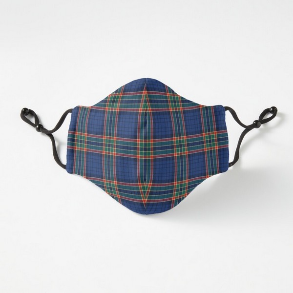 Ralston tartan fitted face mask