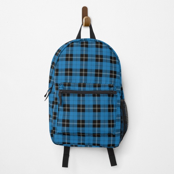 Clan Ramsay Blue tartan backpack