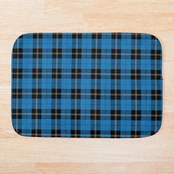 Clan Ramsay Blue tartan floor mat