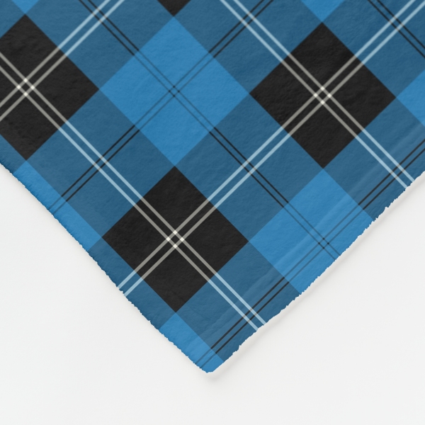 Ramsay tartan fleece blanket