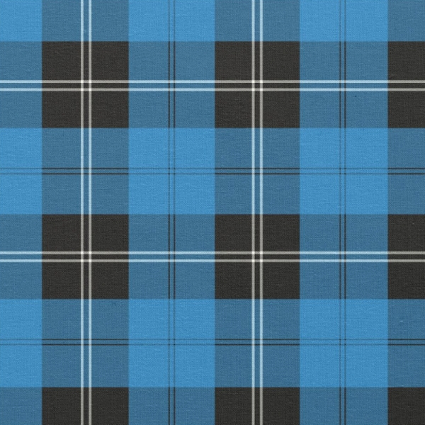Clan Ramsay Blue tartan fabric