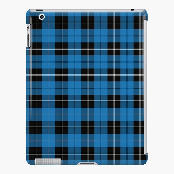 Clan Ramsay Blue tartan iPad case