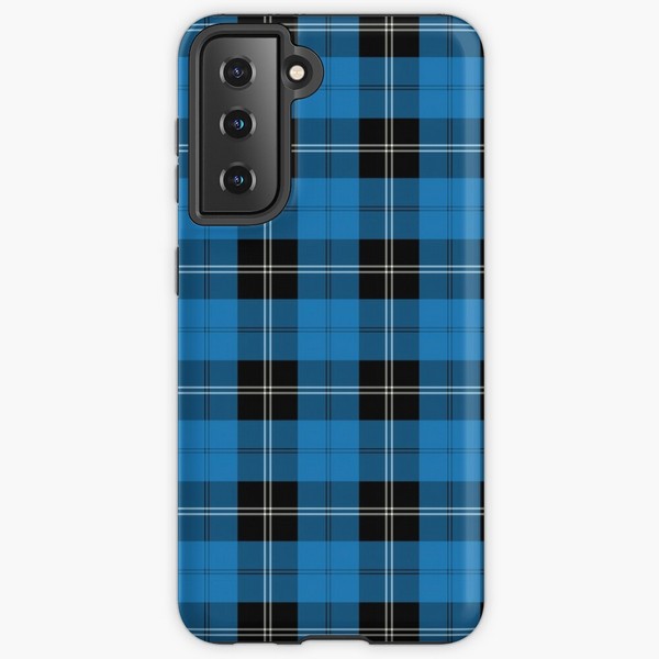 Clan Ramsay Blue tartan Samsung Galaxy case