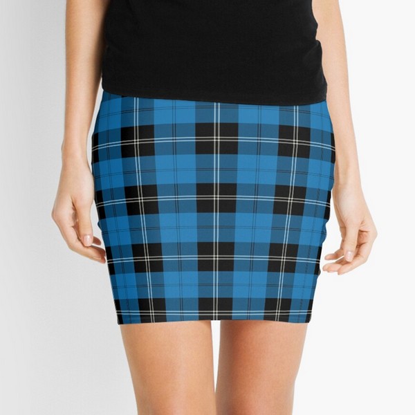 Clan Ramsay Blue tartan mini skirt