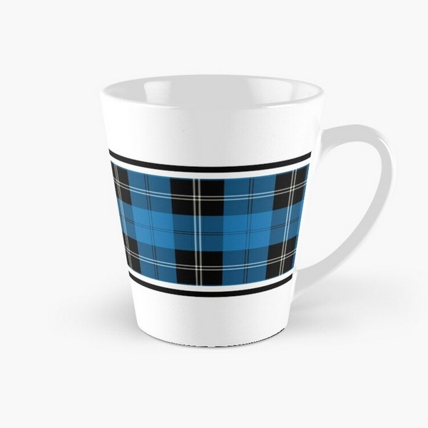 Clan Ramsay Blue tartan tall mug