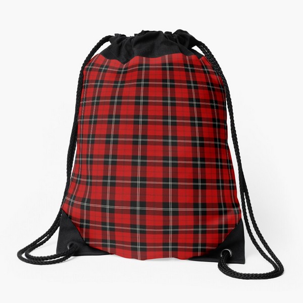 Ramsay tartan drawstring bag