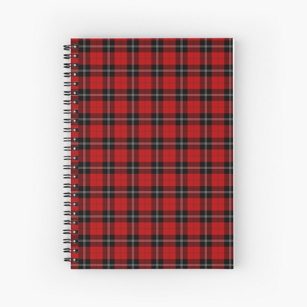 Ramsay tartan spiral notebook