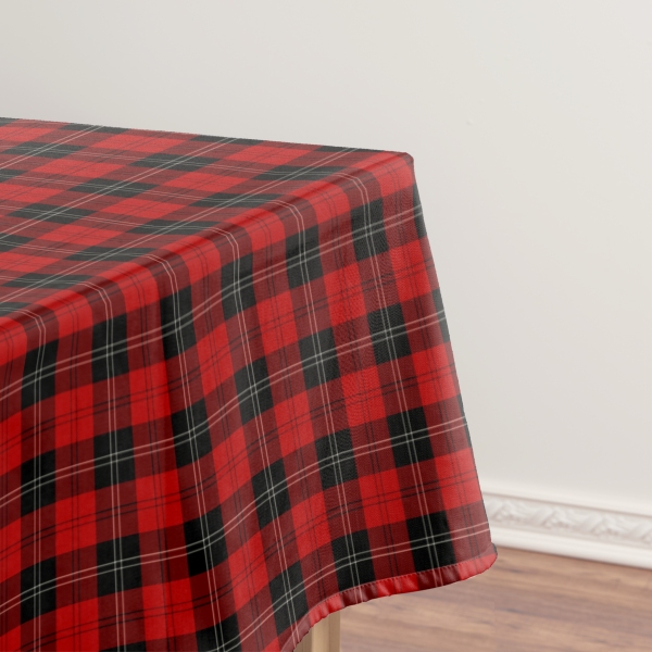Ramsay tartan tablecloth