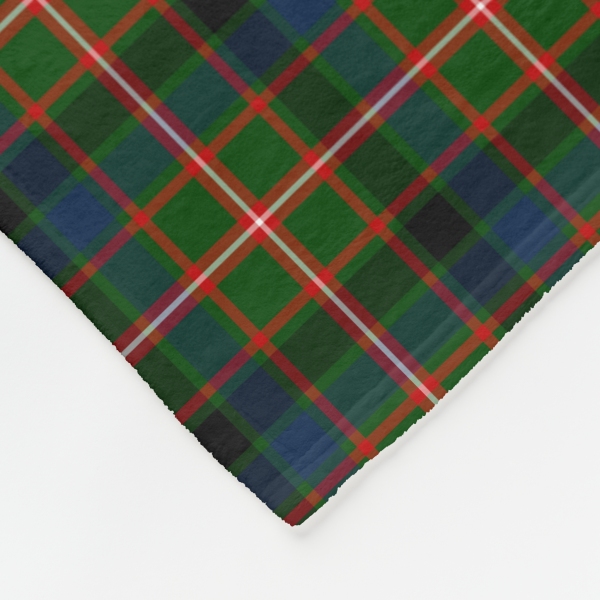 Reid tartan fleece blanket