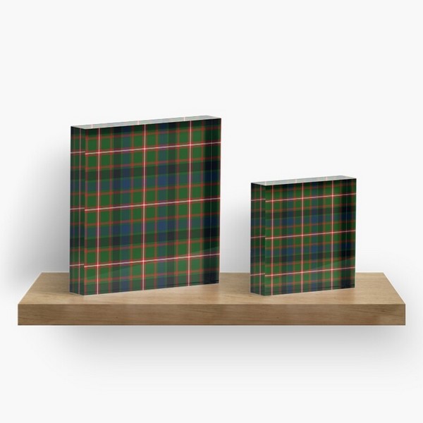 Reid tartan acrylic block