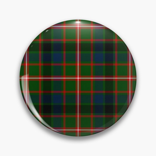 Reid tartan pinback button