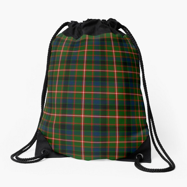 Reid tartan drawstring bag