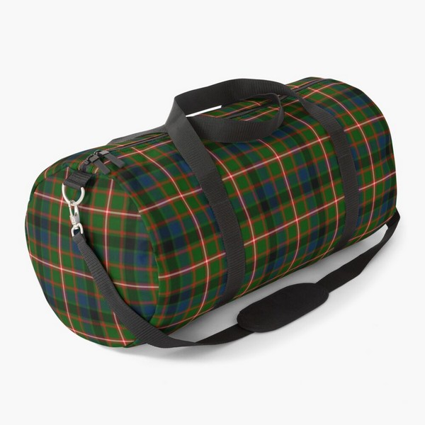 Reid tartan duffle bag