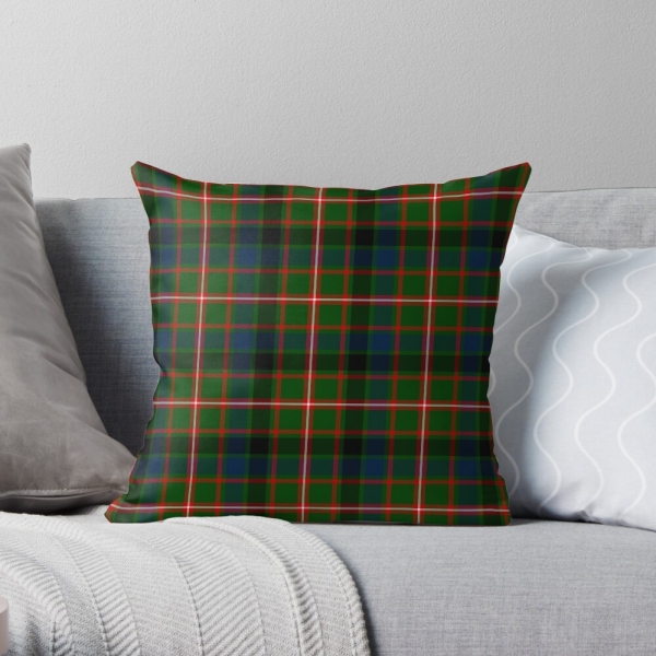 Reid tartan throw pillow