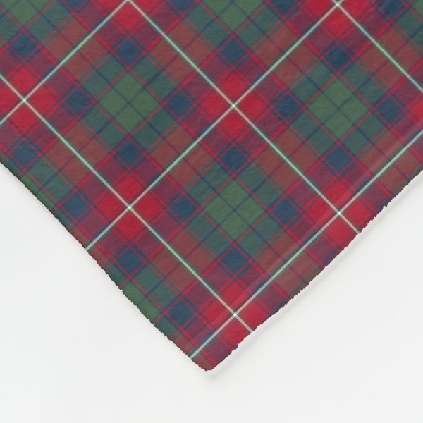 Robertson tartan fleece blanket