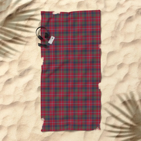 Robertson tartan beach towel
