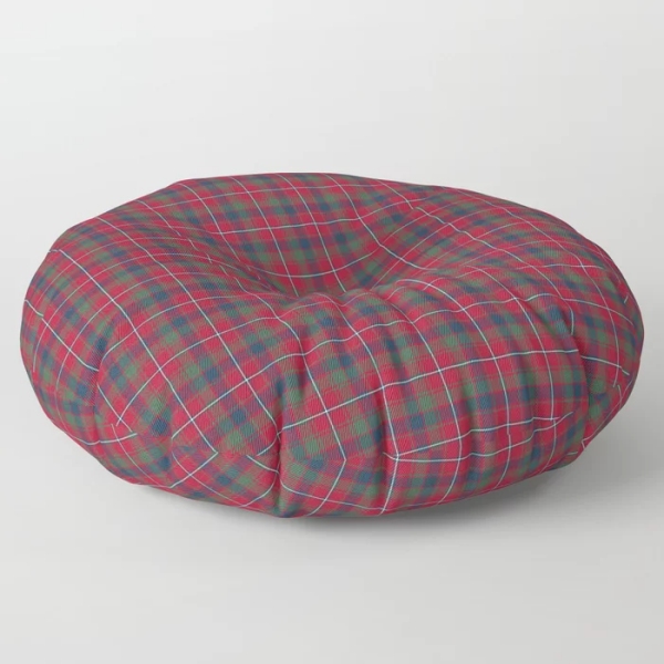 Robertson tartan floor pillow