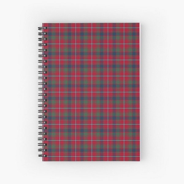 Robertson tartan spiral notebook