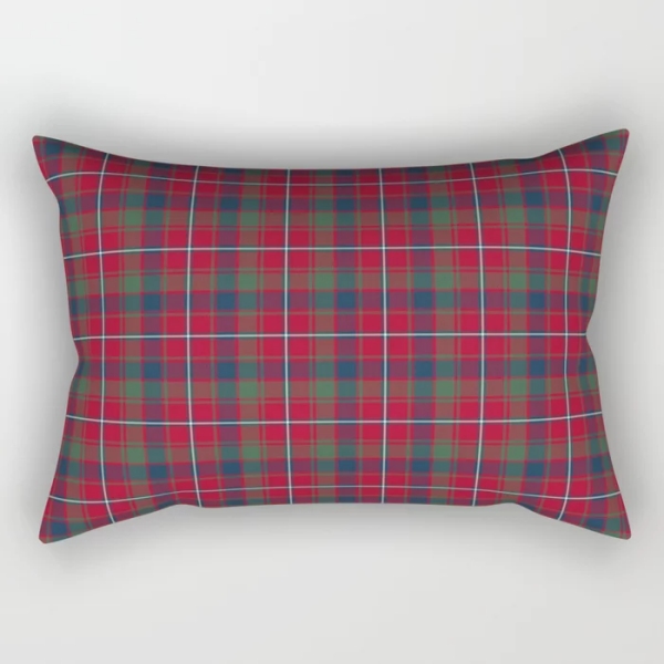 Robertson tartan rectangular throw pillow
